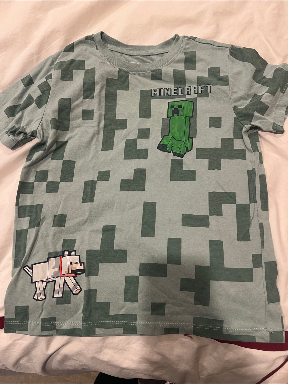 Boys Green Creeper Graphic Tee